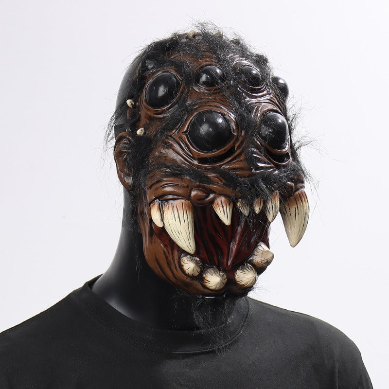 Spider Horror Mask — Creepy Latex Halloween Costume Prop