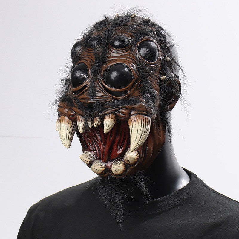 Spider Horror Mask — Creepy Latex Halloween Costume Prop