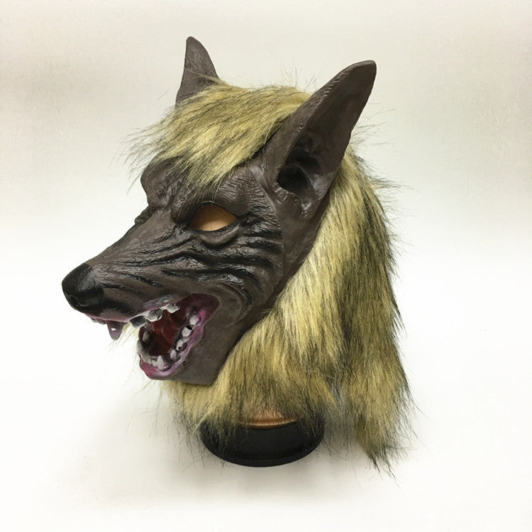 Werewolf Halloween Mask & Claws — Full Horror Costume Set